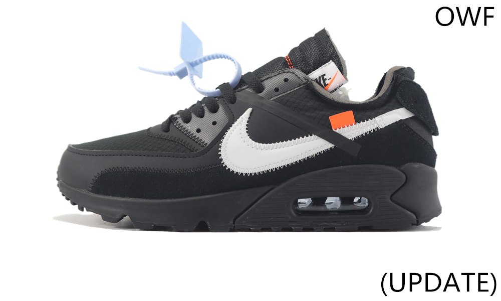 OWF NIKE X OFF WHITE AIR MAX 90 BLACK...